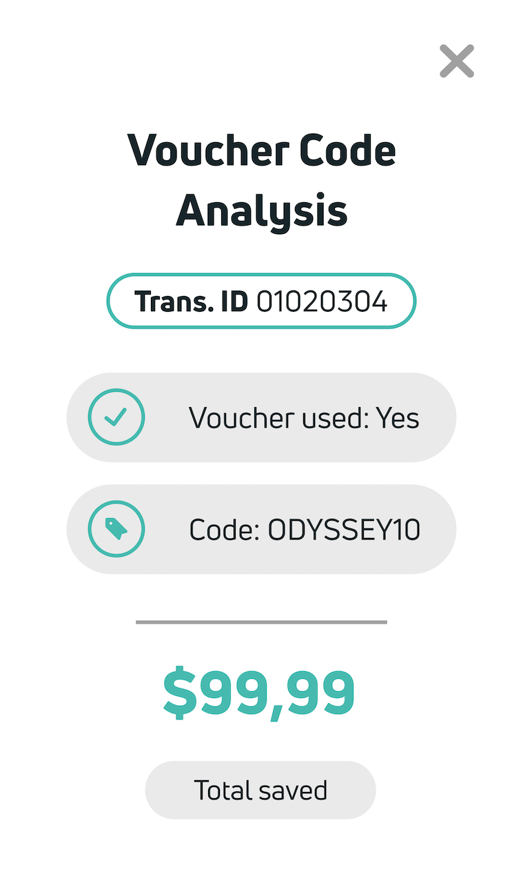 Voucher code analysis